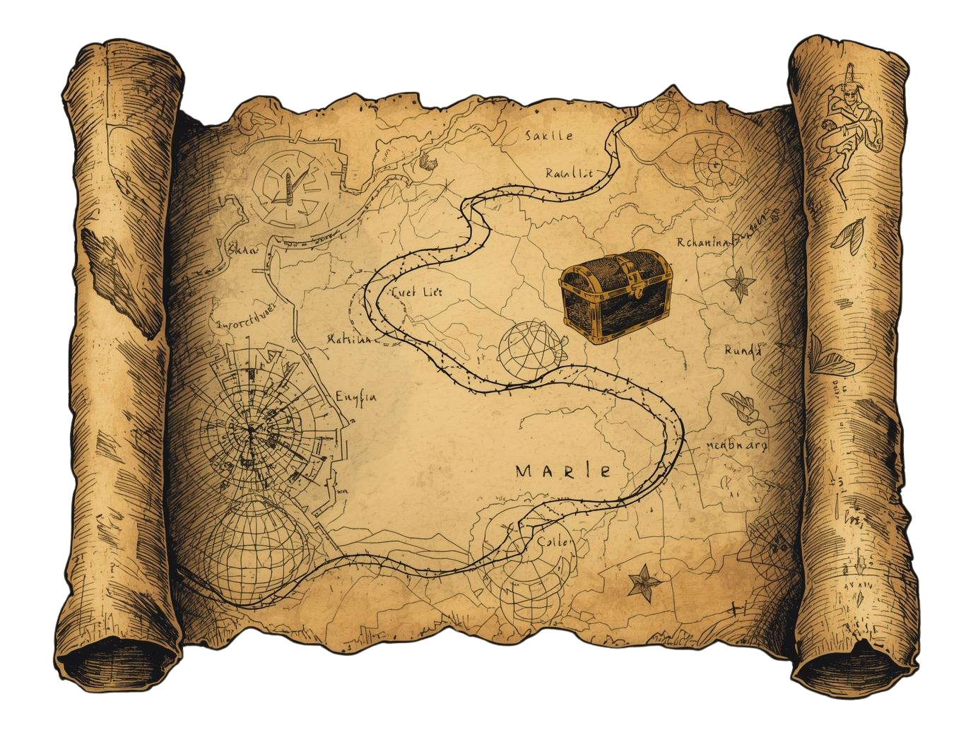 An old adventure map